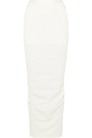 Rick Owens | Cotton-blend crepe maxi skirt | NET-A-PORTER.COM