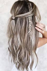 half up half down messy hairstyles - Google Search