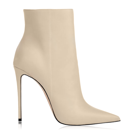 Ankle boots Seki leather cream Woman – Identità Shoes
