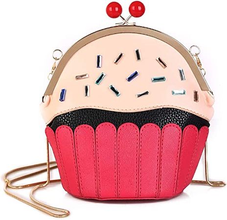 QZUnique Women's Ice Cream Shape Chain Crossbody Shoulder Bag Cupcake Style Clutch Purse: Handbags: Amazon.com