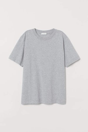 Pima Cotton T-shirt - Gray