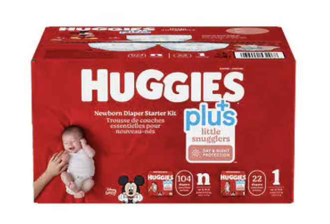 Huggies Little Snugglers Plus, Newborn Diaper Starter Kit