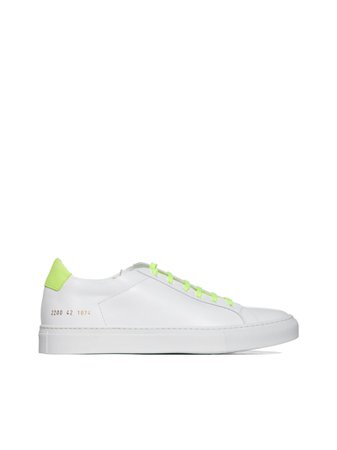 Fluo Retro Shoes WHITE, COMMON PROJECTS |Danielloboutique.it