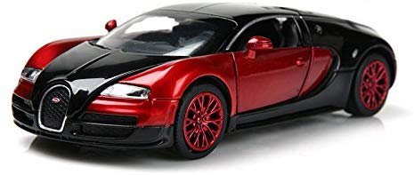 Amazon.com: ZHFUYS 1:32 Bugatti Veyron diecast car ,Alloy Model Cars Toy Cars for 2 to 7 Years Old (red): Toys & Games