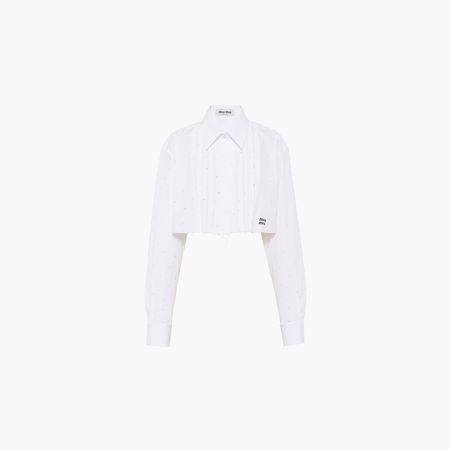 Poplin shirt White | Miu Miu