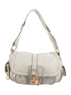 Marc Jacobs Grey Leather Shoulder Bag - Grey Shoulder Bags, Handbags - MAR137482 | The RealReal