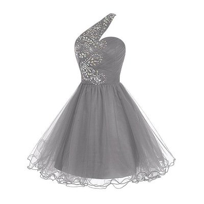 Grey Prom Dress