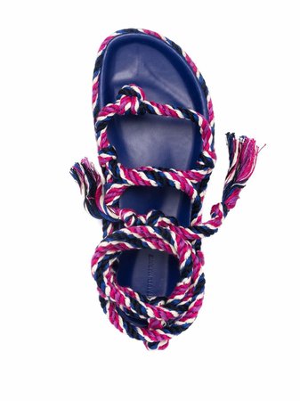 Shop Isabel Marant Erol rope 30mm sandals with Express Delivery - FARFETCH