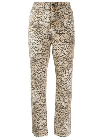 Alexander Wang Cheetah Print Trousers