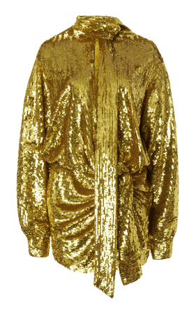 Valentino Sequin Tulle Mini Dress $13,500
