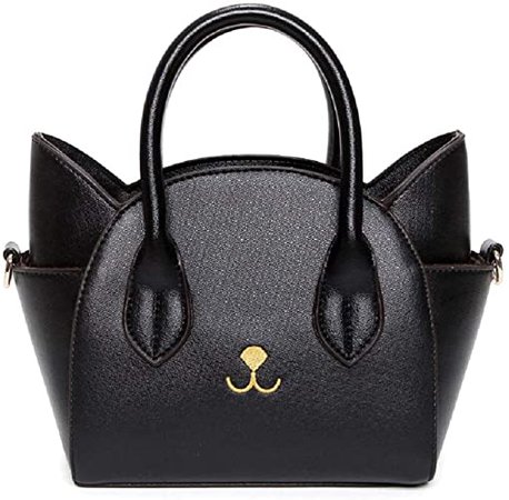QZUnique Women's Summer Fashion Top Handle Cute Cat Cross Body Shoulder Bag Black: Handbags: Amazon.com