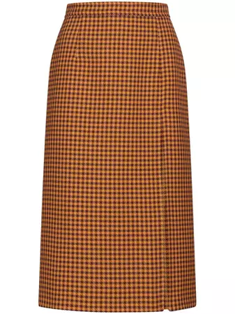 Marni check-pattern high-waist Skirt - Farfetch