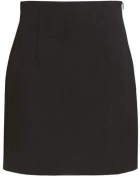 Women's Stretch Cotton Mini Skirt - Black - Size 00