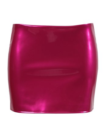 Hot Pink Low Slung Mini Skirt | The Webster