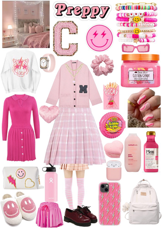 Pink Preppy Outfit