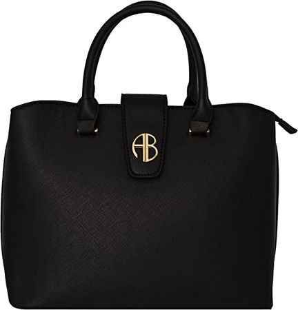 Amazon.com: Alexis Bendel Women’s Saffiano Leather Triple Entry Top Handle Satchel Handbag W/Crossbody Strap : Clothing, Shoes & Jewelry