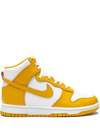 Shop Nike Dunk High “Dark Sulfur” sneakers with Express Delivery - FARFETCH