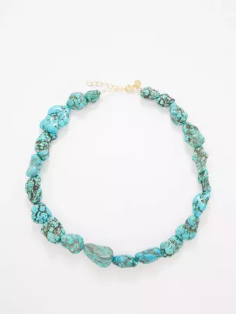 Blue Howlite chunky necklace | Hermina Athens | MATCHESFASHION UK