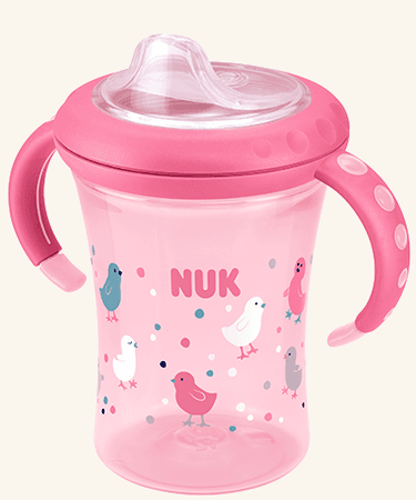 NUK Sippy Cup Pink with Birds for Baby
