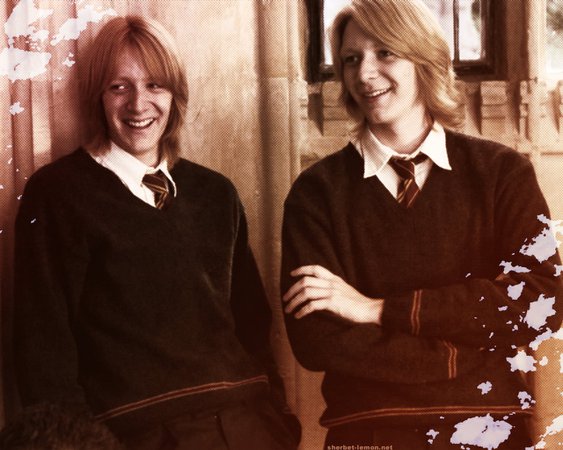 cute Fred and George Weasley