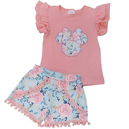 Amazon.com: So Sydney Girls Toddler Pom Pom Novelty Summer Pool Beach Vacation Shorts Outfit: Gateway