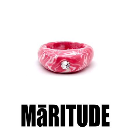 MABLE EGG RINGS (PINK WHITE) : MARITUDE