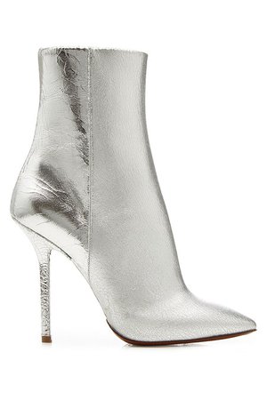 Vetements - Metallic Leather Ankle Boots - Sale!
