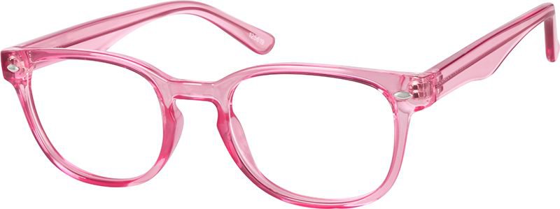 Pink Square Glasses #125619