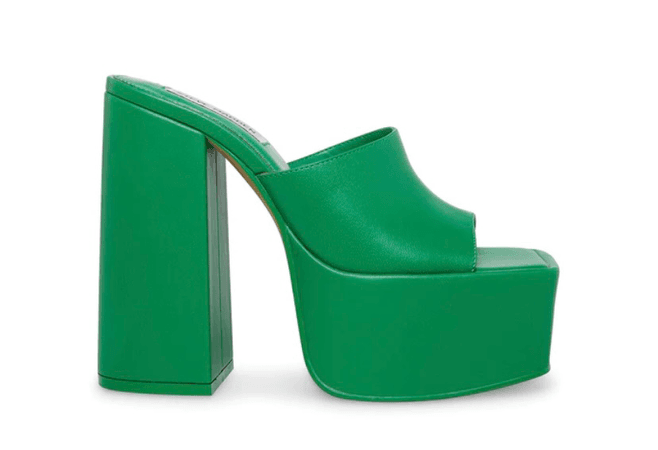 green shoe