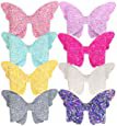 Amazon.com: Yazon Baby Girls Glitter Bows Clips Sparkly Butterfly Bows Hair Clips for Toddler Kids Teens 8pcs: Beauty