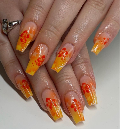 tropical nails