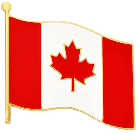canadian flag lapel pin