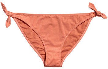 Bikini Bottoms with Ties - Orange