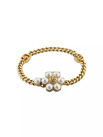 Gucci pearl-embellished Bracelet - Farfetch