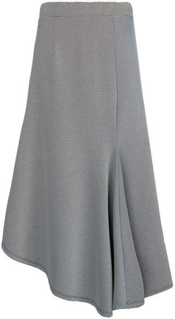 Sid Neigum striped asymmetric skirt