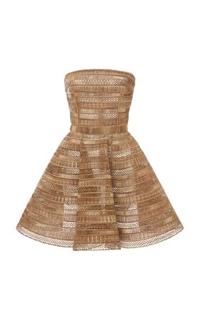 Strapless Pointelle-Knit Dress by Dolce & Gabbana | Moda Operandi