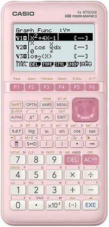 Amazon.com : Casio fx-9750GIII Pink Graphing Calculator (fx-9750GIII-PK) : Office Products