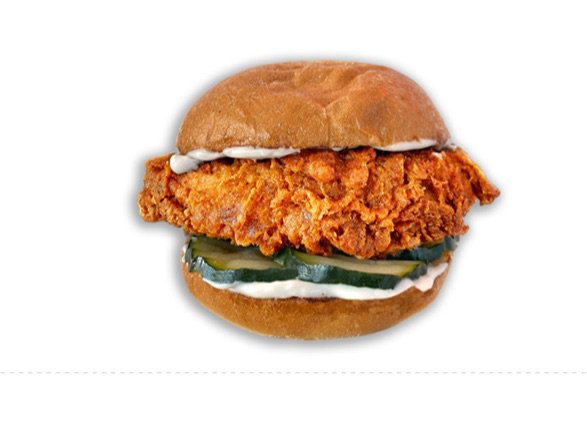 vegan monty’s good burger chick’n sandwich burger fried chicken