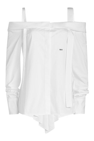 Off-Shoulder Cotton Shirt Gr. IT 38