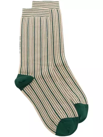 Jacquemus Les Chaussettes Pablo Striped Socks - Farfetch