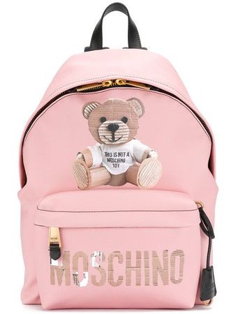 teddy bear bookbag pink and green - Google Search