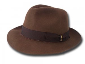 Borsalino Cappello Fedora Beaver con scatola Marrone [400001-0261] 375.20EUR: Cappelleria Melegari, L'arte del cappello