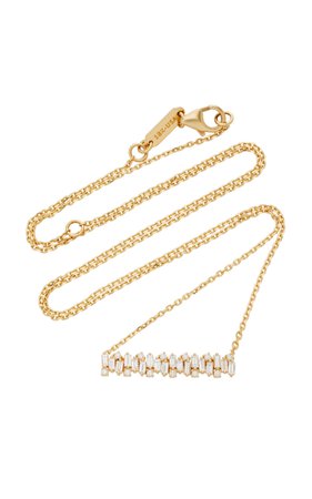 18k Gold Diamond Necklace By Suzanne Kalan