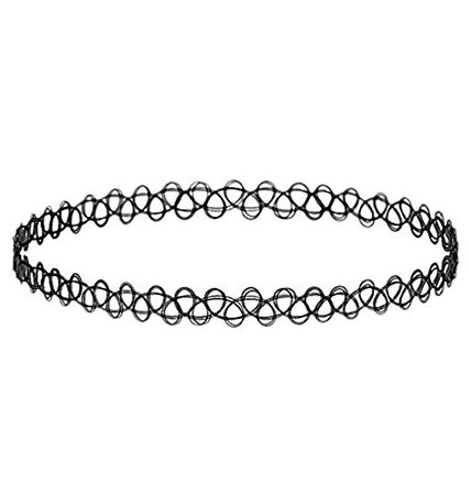 Amazon.com: Mangal Black Plastic Choker Necklace For Women: Jewelry