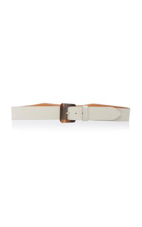 Oversized Buckle Leather Belt by Maison Vaincourt | Moda Operandi