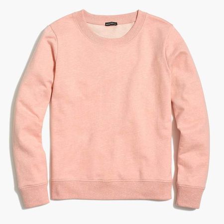 Cotton-blend crewneck sweatshirt