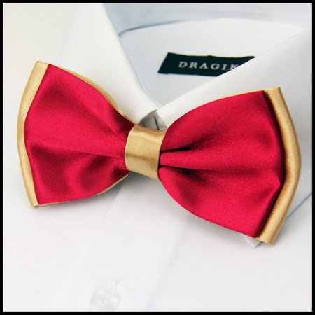 Red and gold bowtie