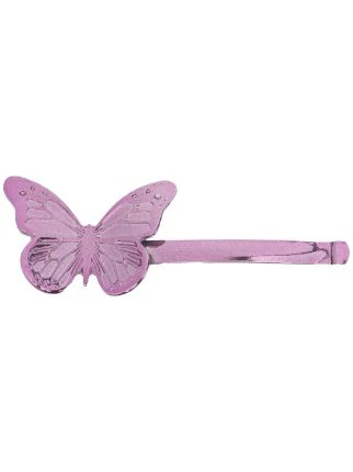 Blumarine glittered butterfly hair clip