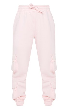 Pink Pocket Detail Joggers | Trousers | PrettyLittleThing USA