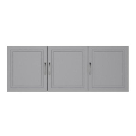 Ameriwood Home Trailwinds 54 in. Ashen Gray Wall Cabinet HD20971 - The Home Depot